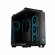 ASUS TUF Gaming GT502 Horizon ATX Full Tower PC Case, Tempered Glass, Tool-free Side Panel, Modular Design, ARGB Hub, 2- way Graphic Card Mounting Orientation Compatible, 360mm and 280mm Radiator compatible